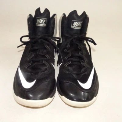 Nike Prime Hype DF II Basketball Shoes 811053 Women 8 Athletic High Tops Black W Foto 1 de 4