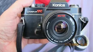 KONICA TC with 40f 1.8 and 135 f 3.5 plus working accessories - Picture 1 of 15