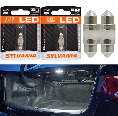 Sylvania ZEVO LED Light De3021 White 6000K Two Bulbs Trunk Cargo Replace Lamp EO - Image 1 of 4