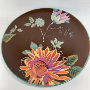 Plato de cena Tracy Porter Vivre Collection 11" cerámica pintada a mano - Imagen 1 de 8