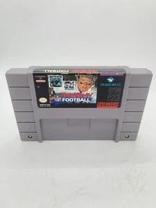 Troy Aikman NFL Football SNES Game Cart - Authentic and Working - Picture 1 of 3