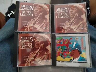 Muddy Waters Blues Legend  3 CD  Set, + The London Muddy Waters Sessions Mint Foto 1 de 4