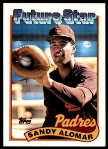 1989 Topps Future Star Sandy Alomar Jr. San Diego Padres #648 MLB Baseball