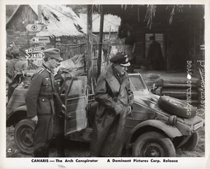 Oldtimer Film Auto Foto Canaris Der Bogenverschwörer Deutscher Krieg 8 x 10 50er Jahre - Bild 1 von 7
