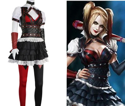 HANDGEFERTIGT Batman Arkham Knight Harleen Quinzel Cosplay costume Kostüm joker Suicide Squad