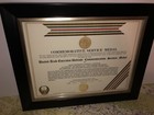 U.A.E. / UNITED ARAB EMIRATES COMMEMORATIVE SERVICE MEDAL CERTIFICATE ~Type 1