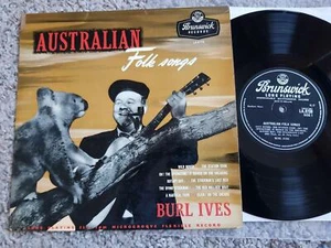 10" Vinyl Burl Ives - Australian Folk Songs UK LP - Picture 1 of 2