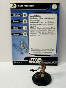Star Wars Legacy of the Force 42/60 Dug Fringer (U) Miniature - Picture 1 of 1