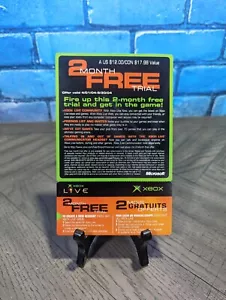 2004 Expired Unused/Unscratched Original Xbox Live 2 Month Free Trial - Picture 1 of 2