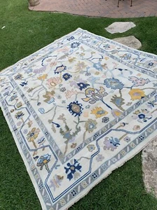 Alfombra de lana moderna anudada a mano para sala de estar 9X12 | 10X14 | 12X15 - Imagen 1 de 5