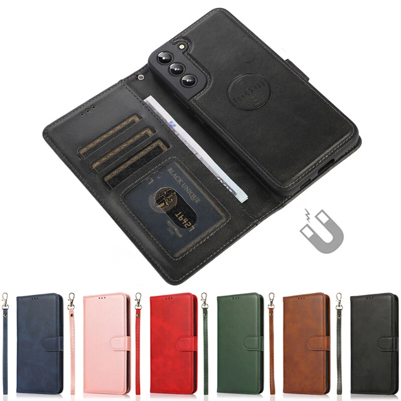 For Samsung Galaxy A14/A34/A54 Removable Leather Wallet Case Card Flip Cover - Image 1 of 4