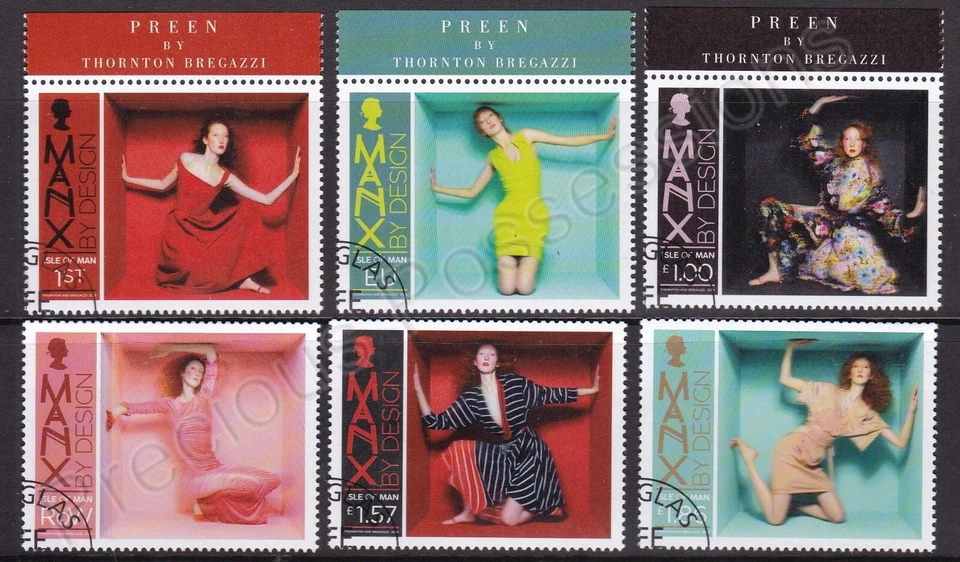 SG 2295-2300 ISLE OF MAN USED CTO STAMP SET 2018 PREEN BY THORNTON BREGAZZI - Image 1 of 1