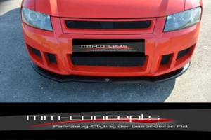 Labio de alerón CUP negro para Fiat Stilo Schumacher alerón delantero espada alerón  - Imagen 1 de 8