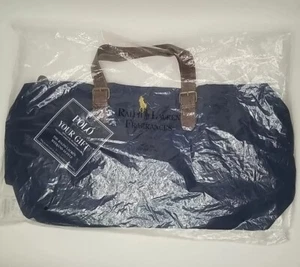 POLO Ralph Lauren Fragrances The Weekender Duffle Travel Basic Bag Navy Textile - Picture 1 of 10
