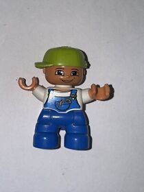Lego Duplo Replacement Character Piece Big Farm 10525 Child Green Hat Boy Toy