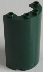 LEGO - Cilindro / Cilindro medio 2 x 4 x 5 con escote, verde oscuro # 85941 - Imagen 1 de 2