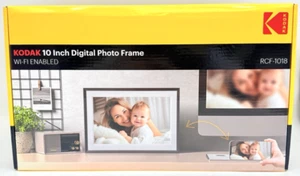 [KODAK] 10" Digital Photo Frame 32GB Touch-Screen Automatic Rotation RCF-1018 - Picture 1 of 4
