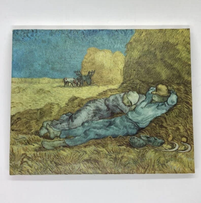 "Impresión en lienzo rara Van Gogh La meridienne d'apres enmarcada con mijo 10""x8"" Francia 26" Foto 1 de 4