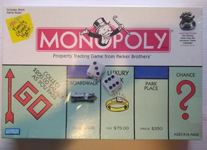 NIB MONOPOLY 1999 Board Game - With Original Money Bag Winning Token Sealed  - Picture 1 of 4