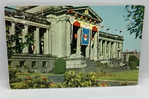 Postcard Vancouver Court House 1955 BC Canada L115 DAMAGE - Bild 1 von 2