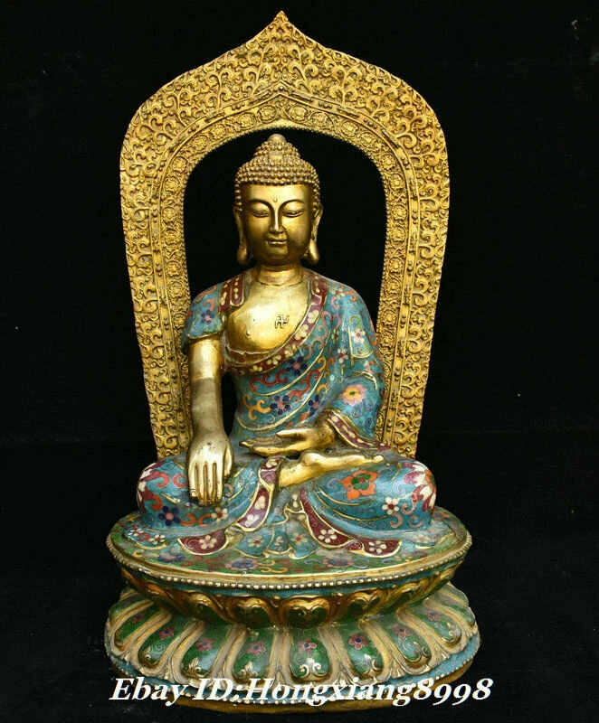 Buddha Silver Copper Antique Chinese Figurines & Statues | eBay
