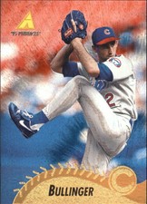 1995 Pinnacle Museum Collection Chicago Cubs Baseball Card #428 Jim Bullinger