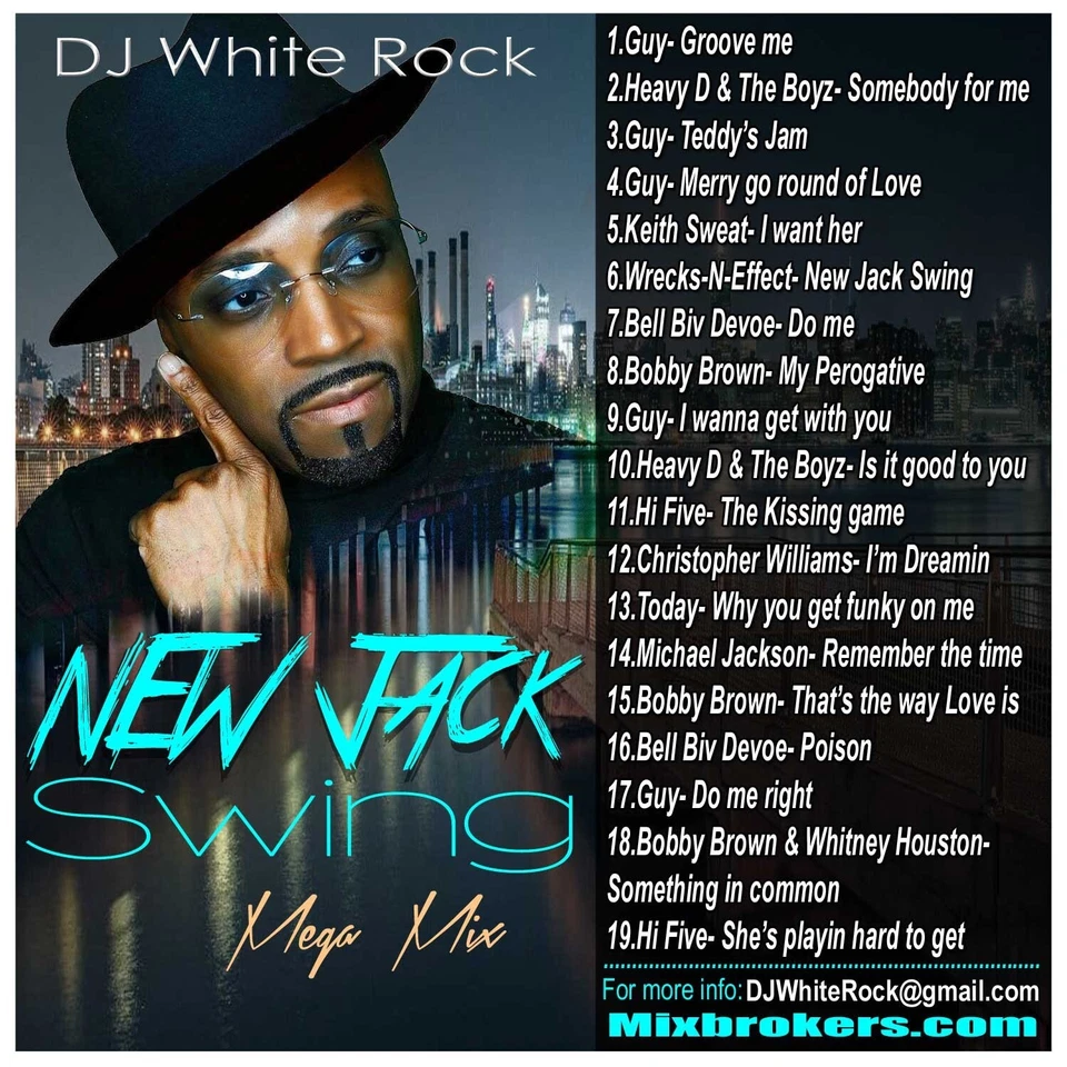 DJ White Rock New Jack Swing Mega Mix Pt.1 - Image 1 of 1