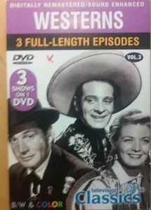 Westerns, Vol. 3 (DVD, 2004) 3 Full Length Episodes - Free S&H *D11 - Foto 1 di 1