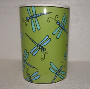 Signature Bugz by Ursula Dodge Dragonfly Utensil Holder 6" Green - Picture 1 of 6