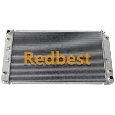 Radiador de alumínio 4 fileiras ajuste 1994-96 95 Chevy Caprice Impala Buick Roadmaster 5,7L - Imagem 1 de 4