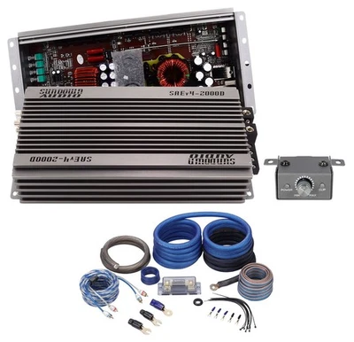 Amplificador Mono Sundown Audio SAEv4-2000D 2000w RMS 1-Ohm + Kit de Amplificador SAEv4-2000.1D Foto 1 de 4