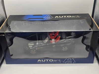 Honda S2000 LHD Nero 1:18 AutoArt In Box - Immagine 1 di 4