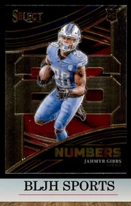 2023 Panini Select #NMB-JGI Jahmyr Gibbs Detroit Lions RC (3A2) - Picture 1 of 2