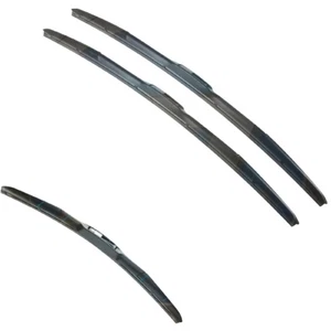 FOR LEXUS IS IS220D IS250 FRONT WIPERS LEFT RIGHT BLADES DENSO HYBRID QUALITY - Picture 1 of 2