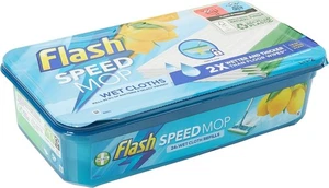 24 Pack Flash Speed Mop Replacement Hygiene Mop Refill Wet Cloths Refills Lemon - Picture 1 of 2