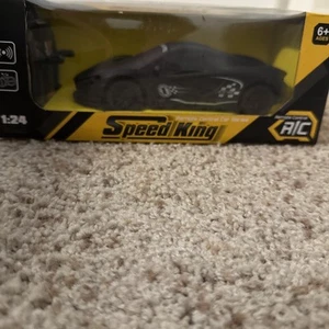 Speed King Power High Speed 1:24 Remote Control Racing Car RC Black/Green Age 6+ - Picture 1 of 6