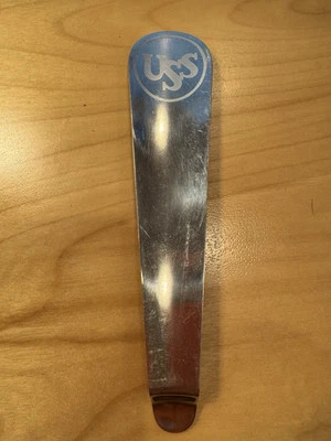 USS Metal Shoe Horn 8" Long Collectable - Image 1 of 2