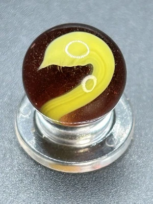 Akro Onyx Marble Plum Crazy Bubbly Champagne Marble Vintage Marbles 0.591” - Image 1 of 4