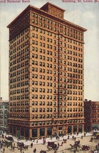 Edificio del Tercer Banco Nacional-St. Louis, MO antiguo sin publicar c.1910 - Imagen 1 de 2