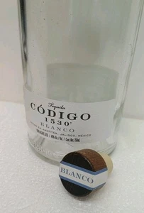Codigo Tequila 1530 Blanco Empty Glass Bottle George Strait Man Cave Lamp 750 mL - Picture 1 of 8