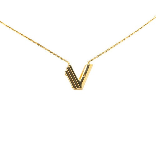 LOUIS VUITTON（LV） Louis Vuitton LV&ME V Collana con Ciondolo M61077 Placcato Oro Donna... GZl18qg4