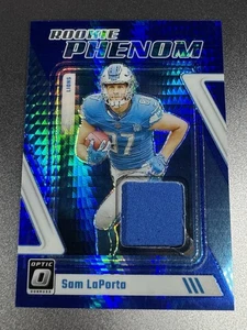 2023 Donruss Optic #RP-SL Sam LaPorta Rookie Phenom Blue Hyper - Picture 1 of 6