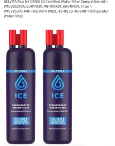 2 Stück Kühlschrank Wasserfilter VV10295370A VV10295370 EDRIRXD1 P4RFWB Filter1 - Bild 1 von 7