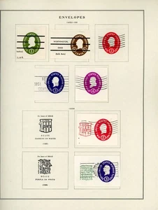 U.S. POSTAL STATIONERY Scott Specialty Album Page Lot #27 - SEE SCAN - $$$ - Picture 1 of 1