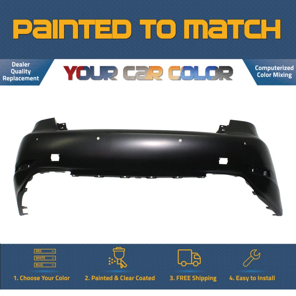 For 2013-2016 LEXUS LS600h; Rear Bumper Cover; Painted to Match Foto 1 de 1