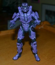 HALO 4 SERIES 2 - SPARTAN C.I.O. TEAM PURPLE ACTION FIGURE LOOSE NICE