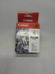 Genuine OEM Canon BCI-6BK Black Printer Ink Cartridge - Picture 1 of 6