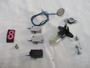 Panasonic Microwave Oven Door Switch KW3-OT-A KW3-OD-A Thermostat KSD1050 Light - Picture 1 of 6
