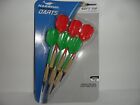 Narwhal Recreational Darts Soft Tip 6 Pack 15G For Electron Dartboards Green/Red