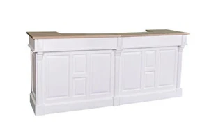 Theke Bar Ladentheke Ladeneinrichtung Verkaufstheke 240cm NEU Gaststätte Massiv - Bild 1 von 14